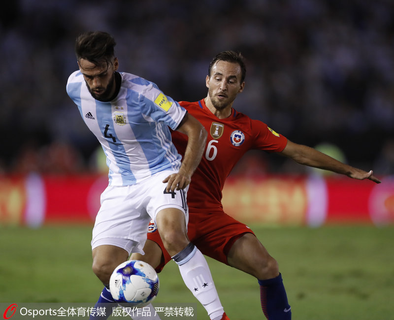 2018年俄罗斯世界杯南美区预选赛:阿根廷1:0胜