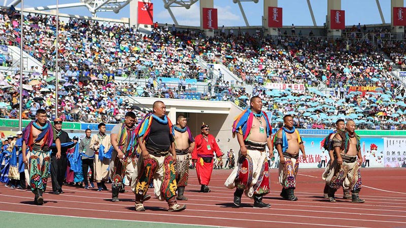 高清：內蒙古自治區第九屆少數民族傳統體育運動會開幕