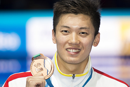 世錦賽男子200混決賽 汪順摘銅美國奪冠 
北京時間7月27日晚，2017年游泳世錦賽在布達佩斯繼續進行，在男子200米個人混合泳決賽中，中國選手汪順以1分56秒28的成績摘得銅牌。 
