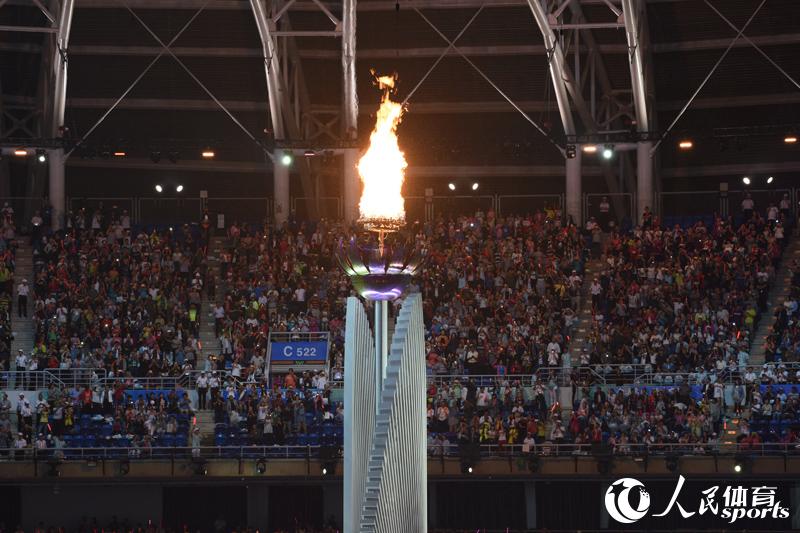 高清：第十三屆全運會開幕式舉行 火炬點燃【4】