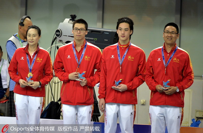 組圖：全運會男子200米蝶泳決賽 李朱濠奪冠