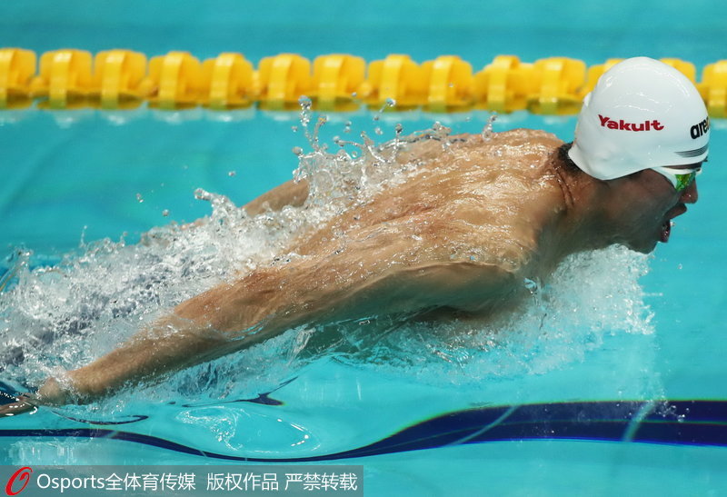 组图:全运会男子200米混合泳决赛 汪顺夺冠