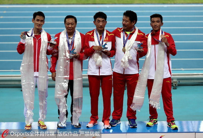 組圖：全運會男子10000米決賽 西藏選手多布杰奪冠【4】