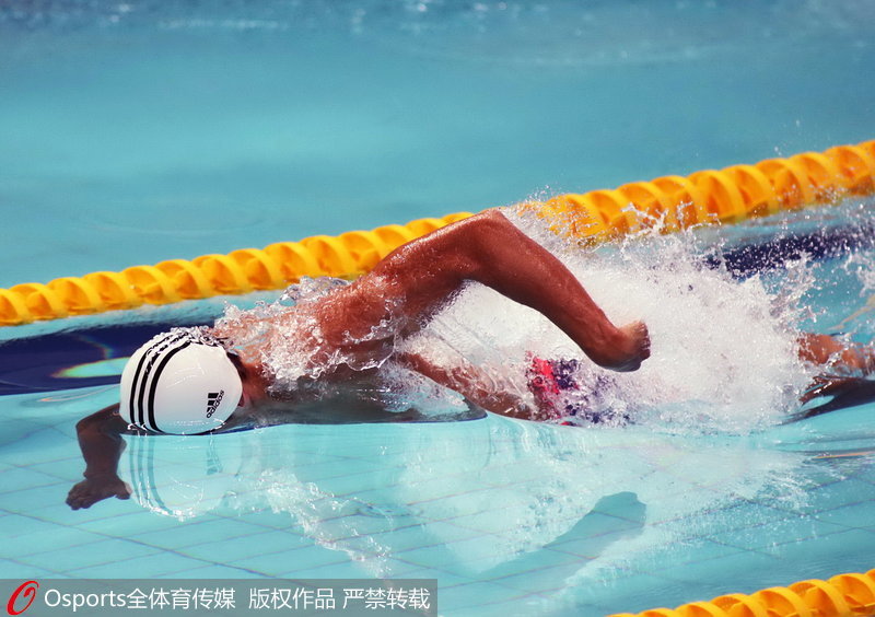 組圖：全運會男子50米自由泳決賽 寧澤濤奪冠【3】