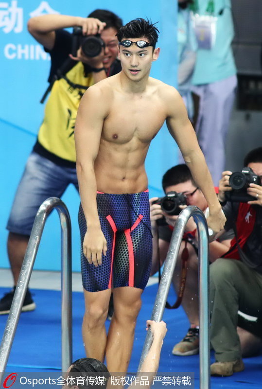組圖：全運會男子50米自由泳決賽 寧澤濤奪冠【6】