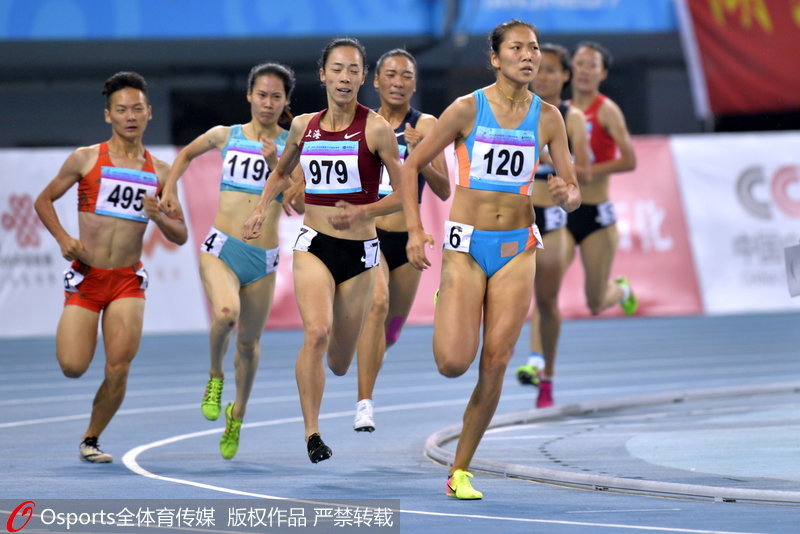 組圖：全運會女子800米決賽 安徽隊王春雨奪冠【4】