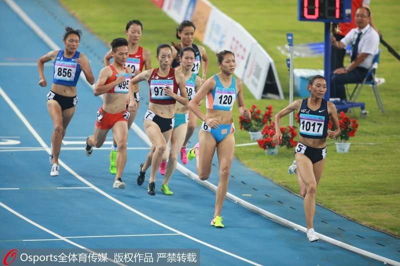 組圖：全運會女子800米決賽 安徽隊王春雨奪冠【5】