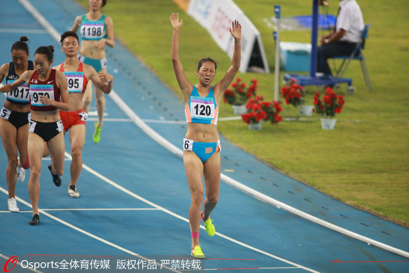組圖：全運會女子800米決賽 安徽隊王春雨奪冠【7】