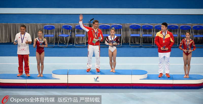 組圖：全運會體操女子跳馬決賽 北京隊王妍奪冠【6】