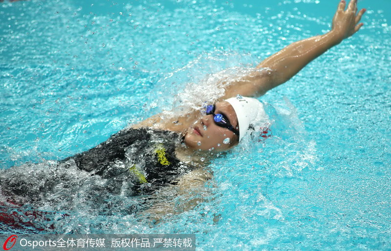 組圖：全運會女子200米仰泳決賽 柳雅欣奪冠葉詩文墊底【6】