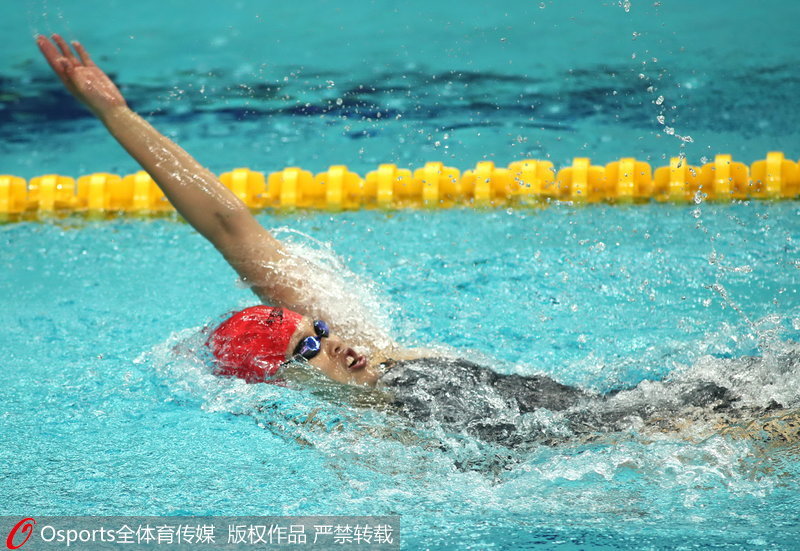 組圖：全運會女子200米仰泳決賽 柳雅欣奪冠葉詩文墊底【5】