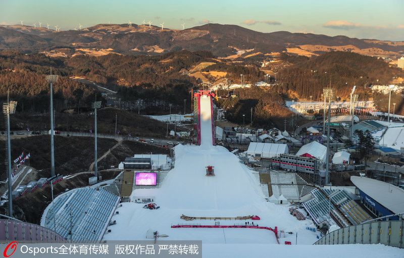 高清：平昌冬奧會前瞻 阿爾卑西亞滑雪中心美景【2】