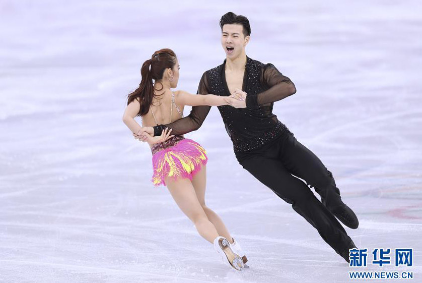 中国花样滑冰入籍第一人首秀!年仅17岁,父亲是华裔著名科学家图片