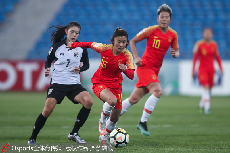 高清-2018女足亞洲杯 中國女足3-1泰國奪季軍 【2】