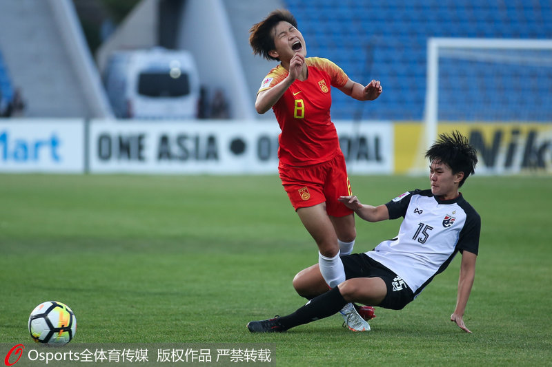高清-2018女足亞洲杯 中國女足3-1泰國奪季軍 【6】