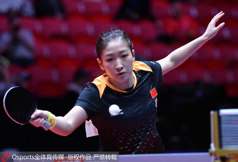 2018世乒赛团体赛:中国女队3-0胜瑞典 5战全胜