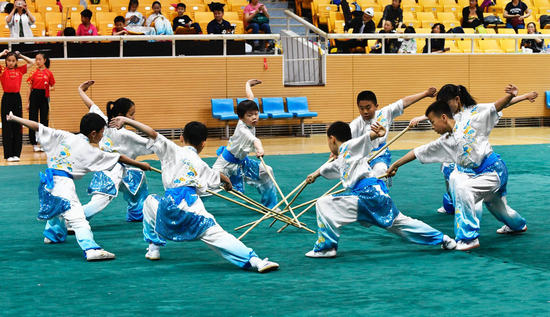 2018年北京市中小學生武術健身操、武術集體套路比賽舉行