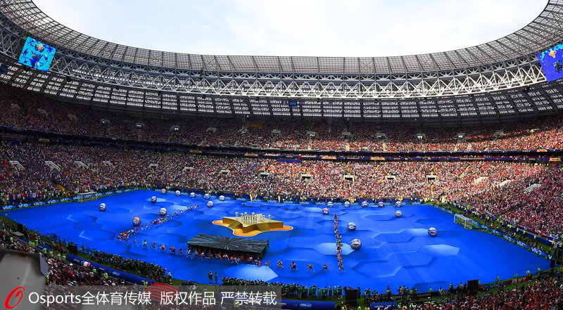 高清:2018俄罗斯世界杯闭幕式 罗纳尔迪尼奥激
