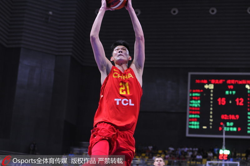 高清-2018年国际男篮锦标赛 中国男篮蓝队91-
