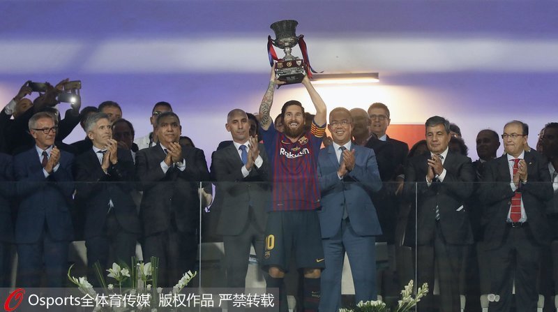 梅西收獲個人俱樂部第33冠