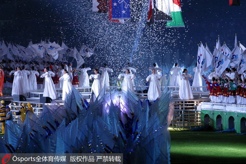 2002年釜山亞運會開幕式 盛況空前