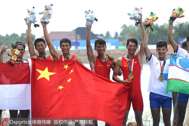 中国队获得金牌