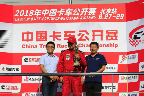 福田康明斯X12超級車隊孟慶波獲得最佳人氣獎