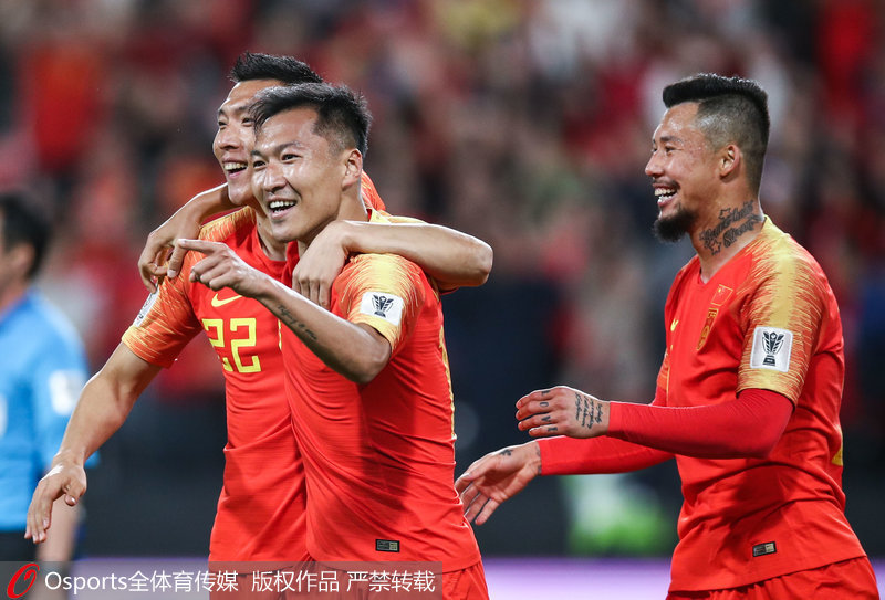 高清：亞洲杯小組賽中國3-0勝菲律賓 武磊雙響助國足提前出線【3】