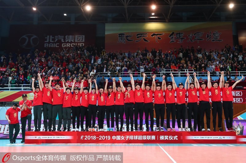 高清：北京女排3-1勝天津女排 總比分3-0首奪職業聯賽總冠軍【2】