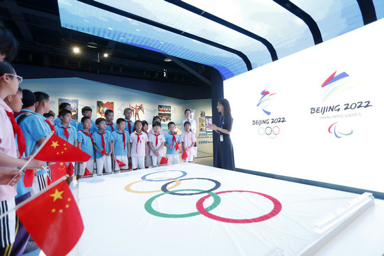 北京冬奧會和冬殘奧會展示中心正式向全國中小學生開放