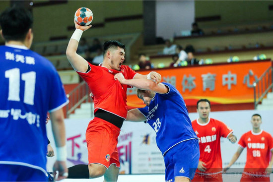 中國男子手球聯賽分站“三連冠” 中國華體一路凱歌