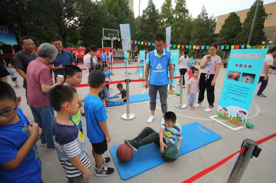 北京市青少年體質促進趣味運動會走進馬連窪