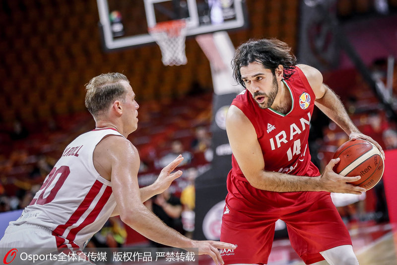 高清:2019篮球世界杯C组 伊朗67:79负突尼斯遭