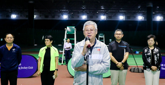 國家體育總局原副局長、天天有網球活動首倡者王鈞開幕式致辭