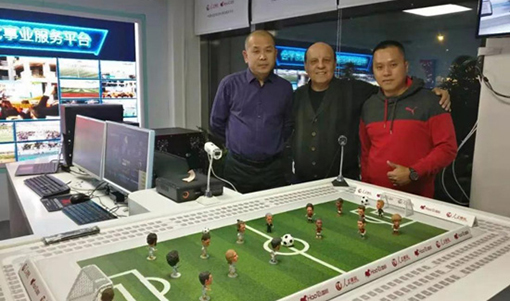 聋人国际足球协会主席邀请“Hao球”直播国际聋人足球赛事