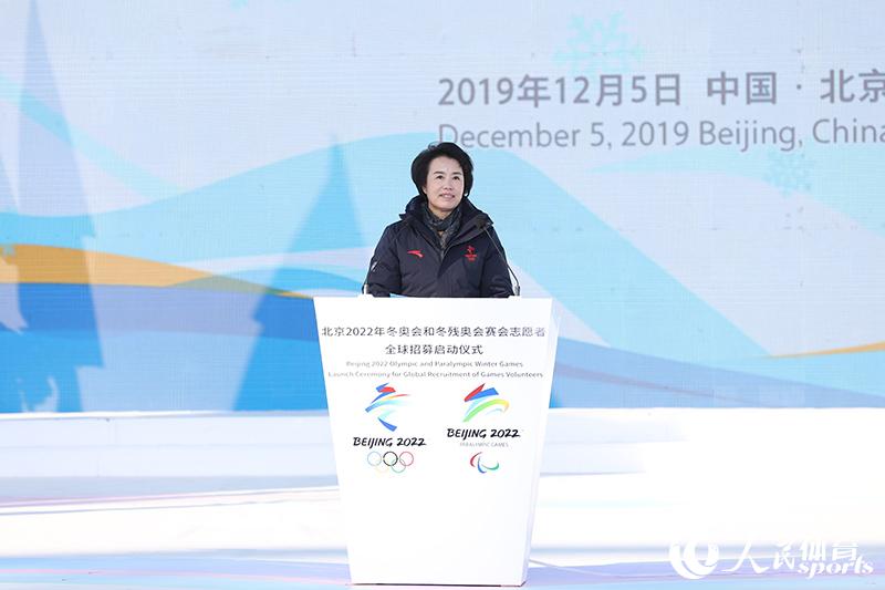 北京冬奧組委專職副主席、秘書長韓子榮（郝帥 攝）