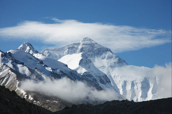 海拔8844.43米的珠峰