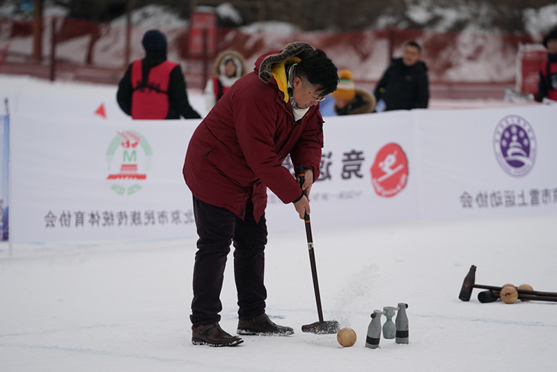 高清：第五屆大眾冰雪北京公開賽雪上項目和冰上龍舟比賽舉行【8】