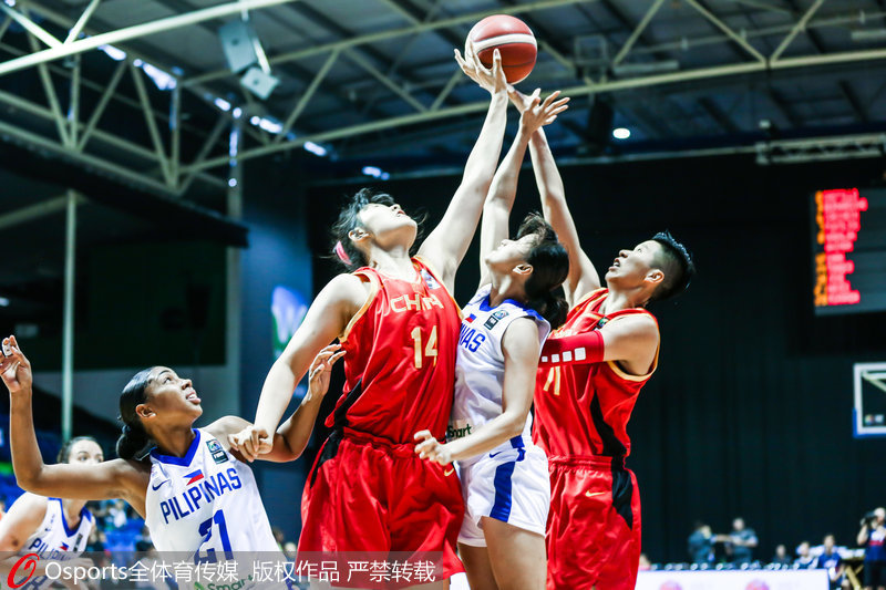 北京時間2019年11月17日，東京奧運會女籃資格賽亞洲區資格賽A組第三場比賽。中國隊迎戰小組最后一個選手菲律賓隊。最終，中國隊以127：49輕鬆戰勝對手，並鎖定了奧運資格賽第三階段的參賽資格。