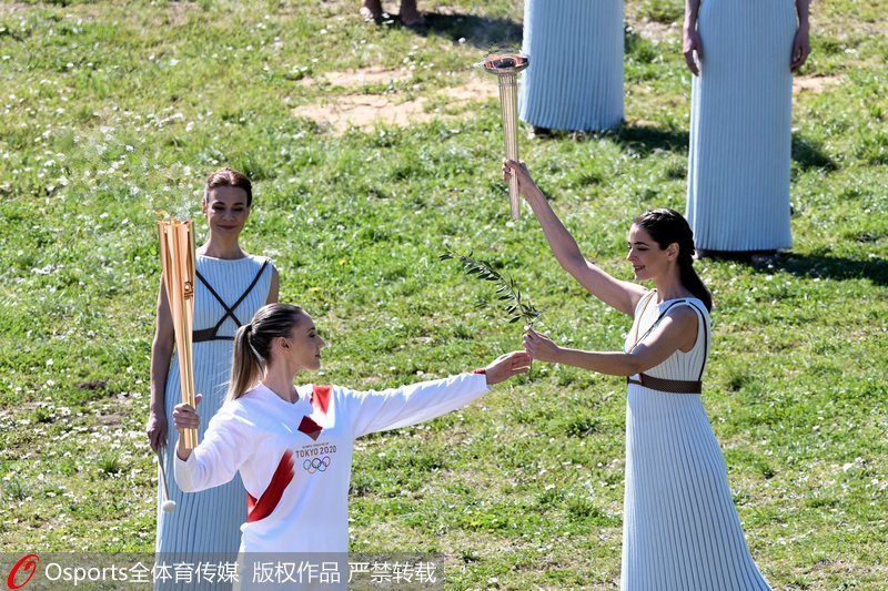 2020年東京奧運會，奧林匹克聖火採集儀式成功舉行。