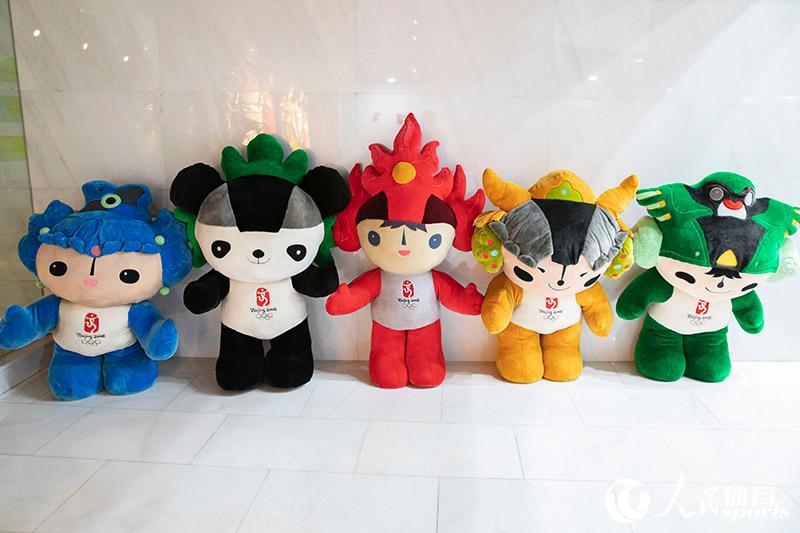 北京奧運會的吉祥物“福娃”。人民網記者 張志強攝