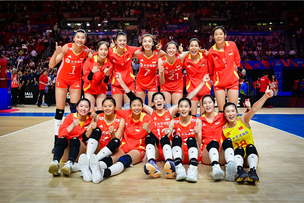中國女排位列世界第6名獲得巴黎奧運會參賽資格。圖片來源:國際排聯