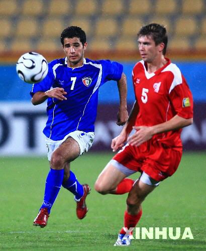[组图]多哈亚运会男足 科威特3比0吉尔吉斯斯坦