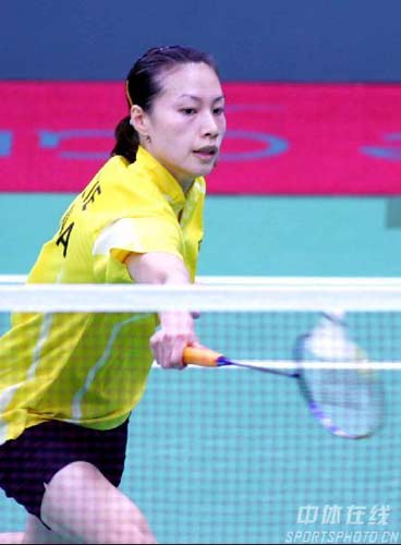 [组图]多哈亚运会女羽团体赛中国队进4强 (13)