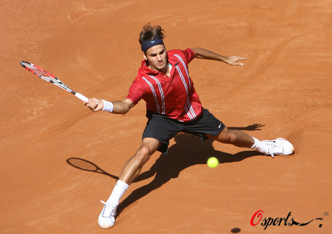 2007罗马红土网球大师赛 费德勒2:0阿尔玛格罗