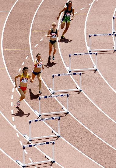 [组图]世锦赛女子400米栏黄潇潇晋级半决赛 (2