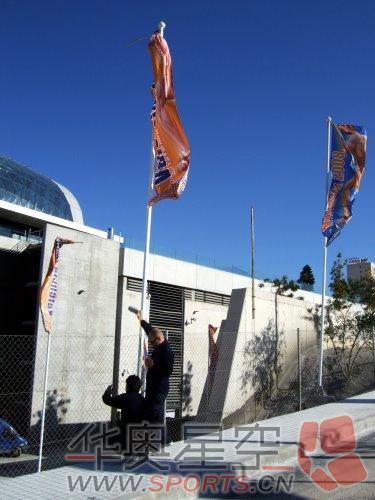 [组图]室内田径世锦赛将开赛 场馆准备进行时 (