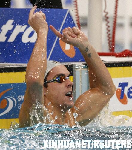 图]澳游泳名将刷新男子50米自由泳世界纪录--体