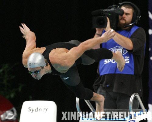 [组图]澳游泳名将刷新男子50米自由泳世界纪录