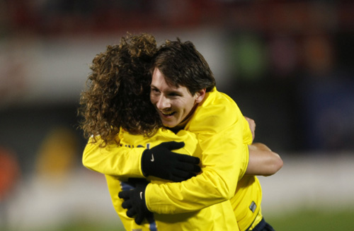 国王杯:梅西单刀破门 巴萨1比1平马洛卡晋级决